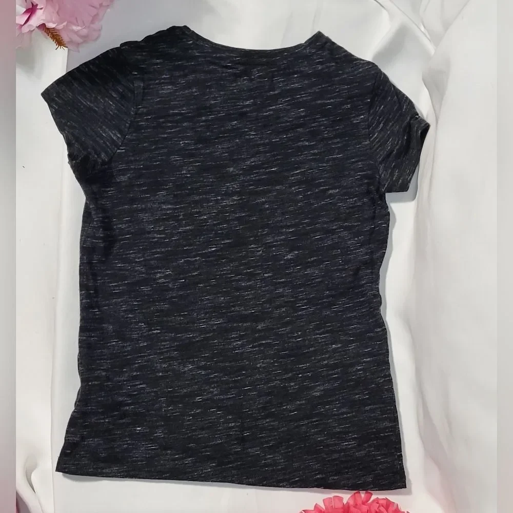 Cat & Jack Girls Gray Worlds Best Sister Short Sleeve Graphic Tee Sz Small 6/6X